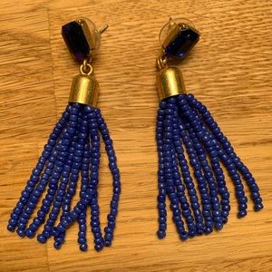 Sapphire bling earrings
